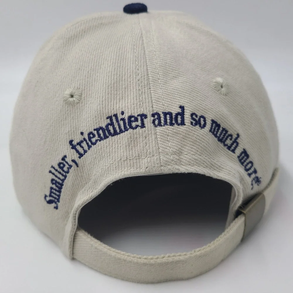 Vintage Claridge‎ Hat Strapback (Fits Small) Beige Casino Hotel Atlantic City